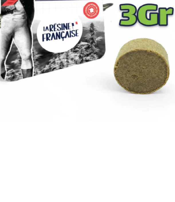 Résine Française CBD Amnesia : 30% de CBN, 12% de CBD, 15% de 10-OH-HHC et 6% de CBG