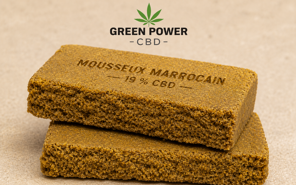 Résine CBD Mousseux Marocain Green Power CBD